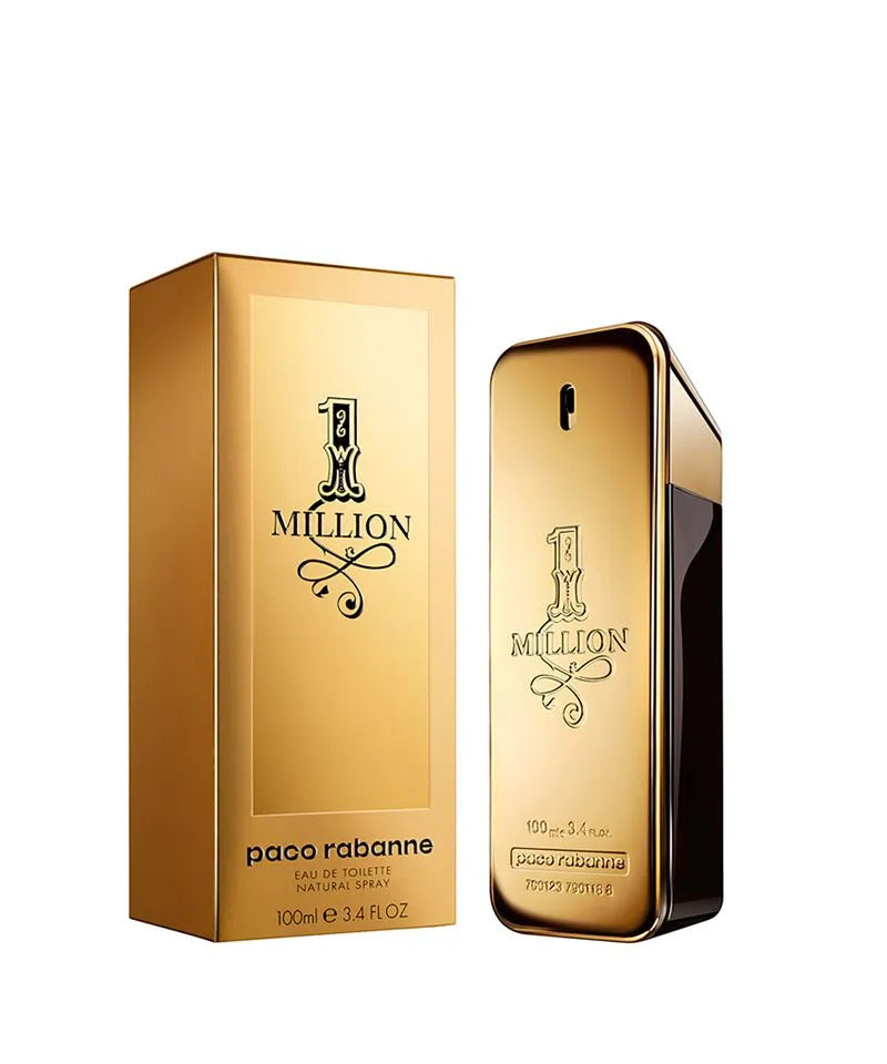 Pack 5 Perfumes: Paco Rabanne 1 Million Parfum, Azzaro Wanted, Dior Sauvage, Creed Aventus & Armani Code 5×100 ml